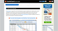 Desktop Screenshot of ganttchartexample.com